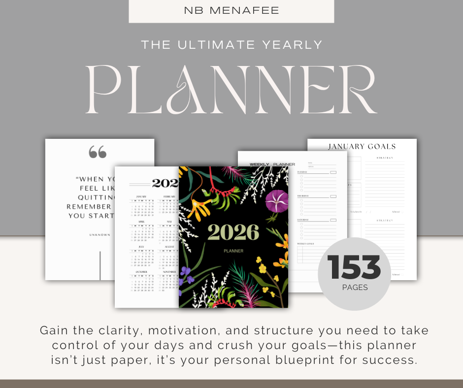 Floral 2026 Yearly Planner